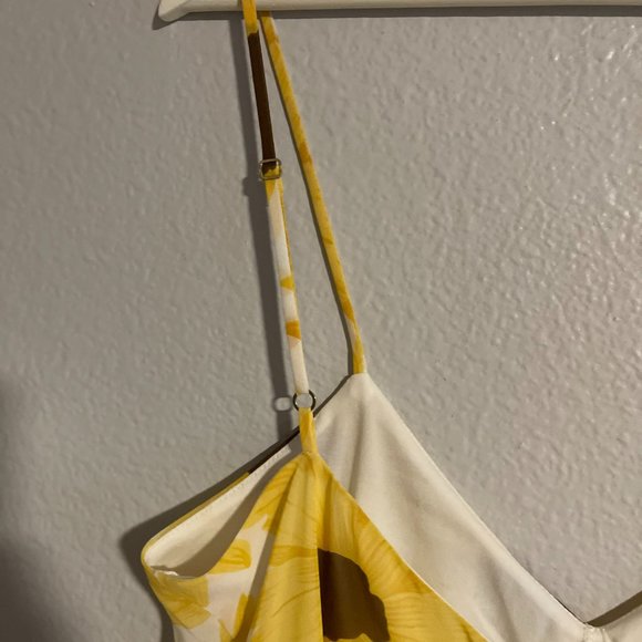 Show Me Your Mumu Women's Yellow Mumu Sunflower Romper Size Medium - Picture 9 of 13